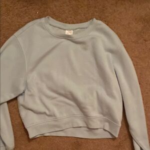 Kids L No Boundaries Light Blue Crew Neck Sweater